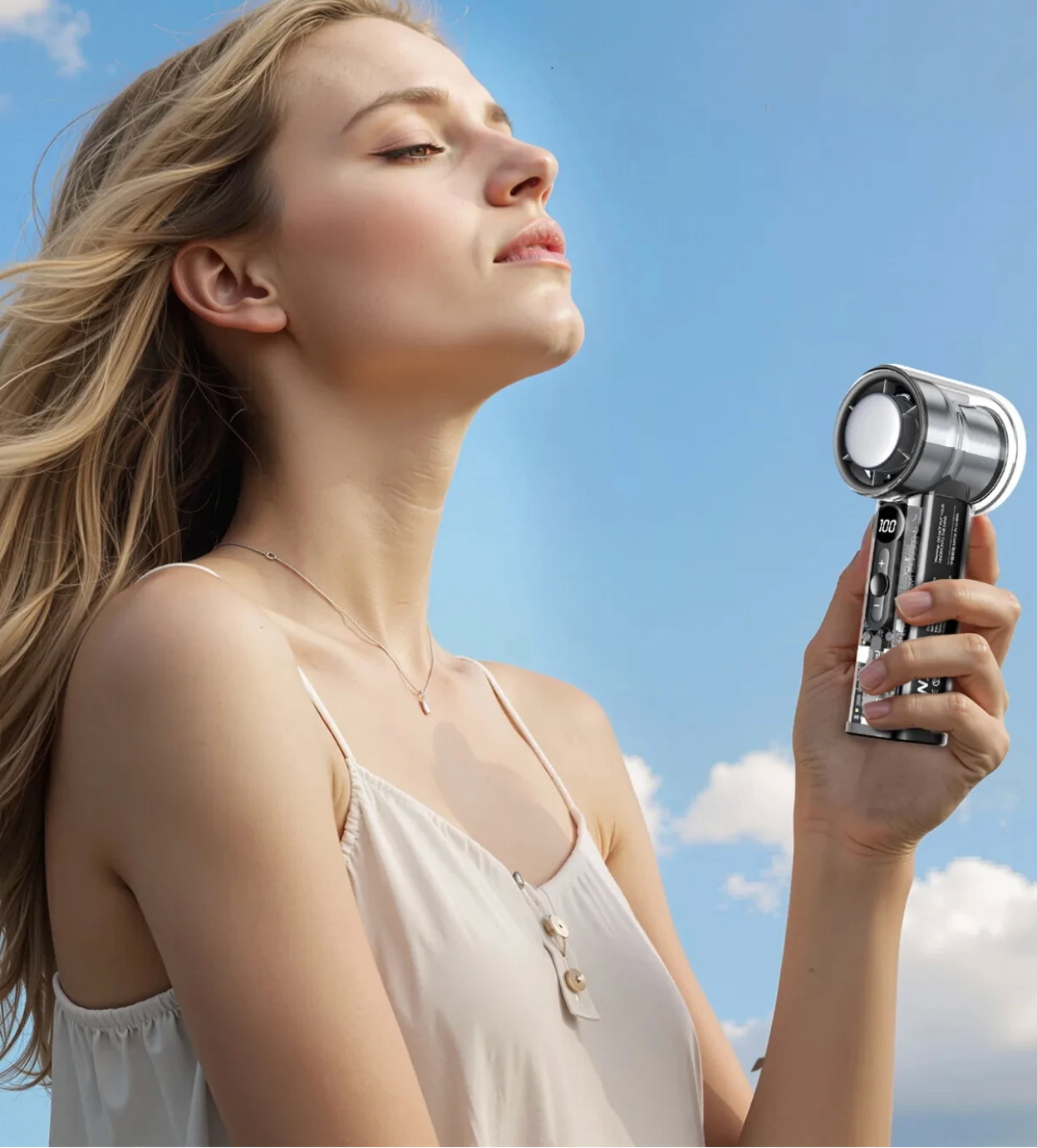 High-Speed Handheld Fan