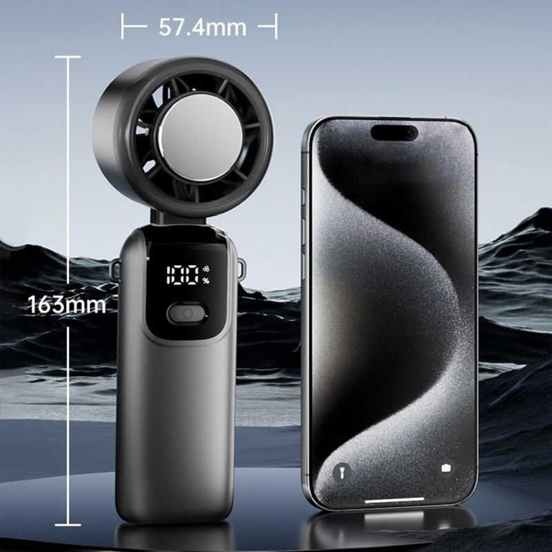 Built-in bottom light feature on the cooling fan